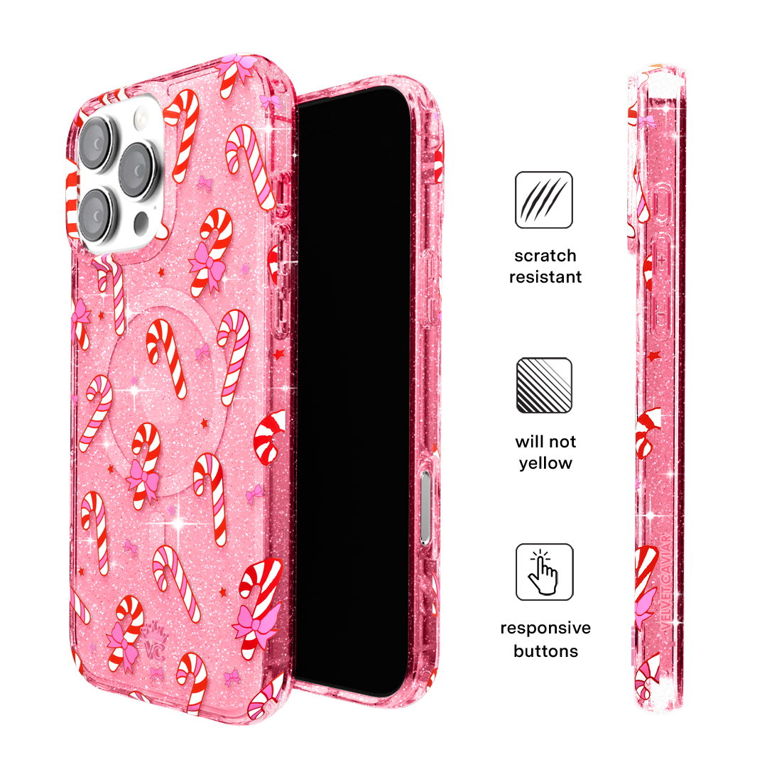 Pink Peppermint Princess iPhone Case