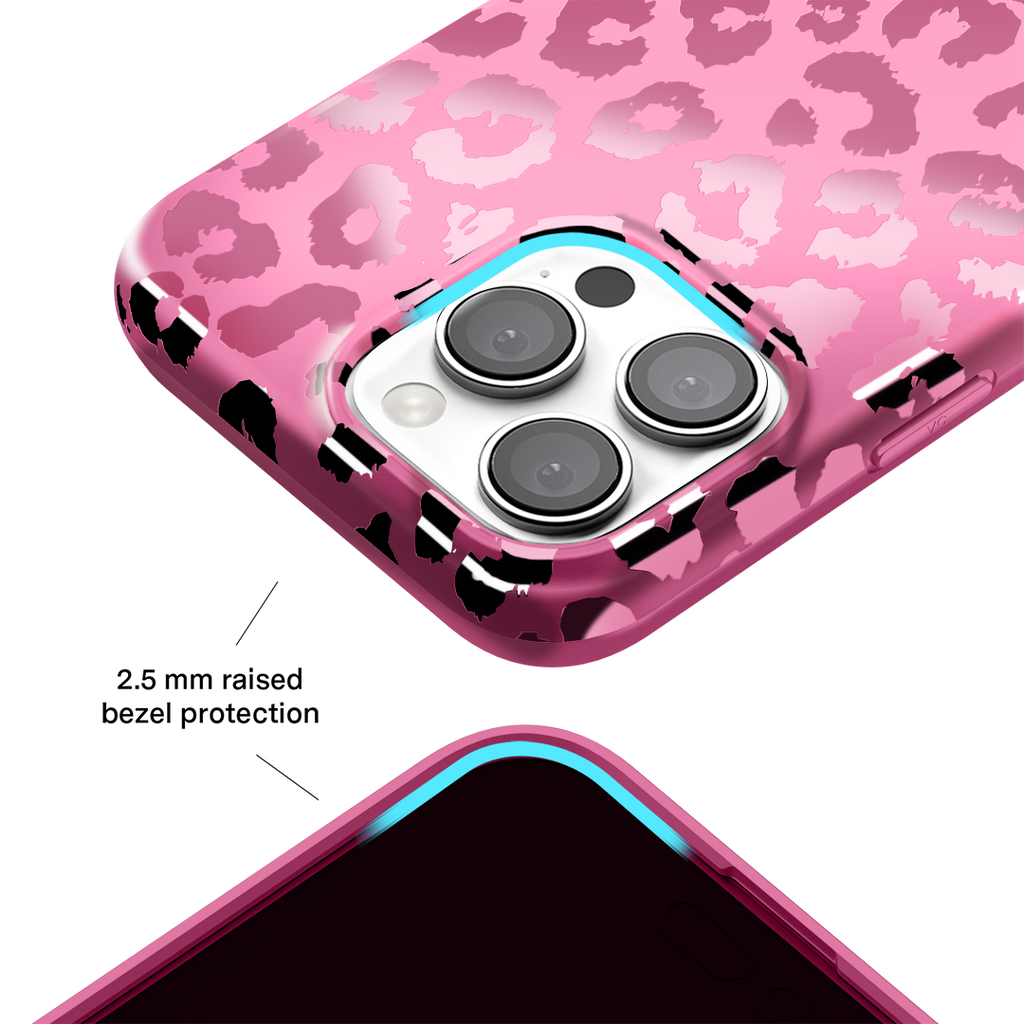 Pink Ruby Leopard iPhone Case