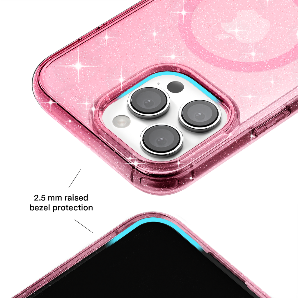 Pink Stardust Glitter iPhone Case