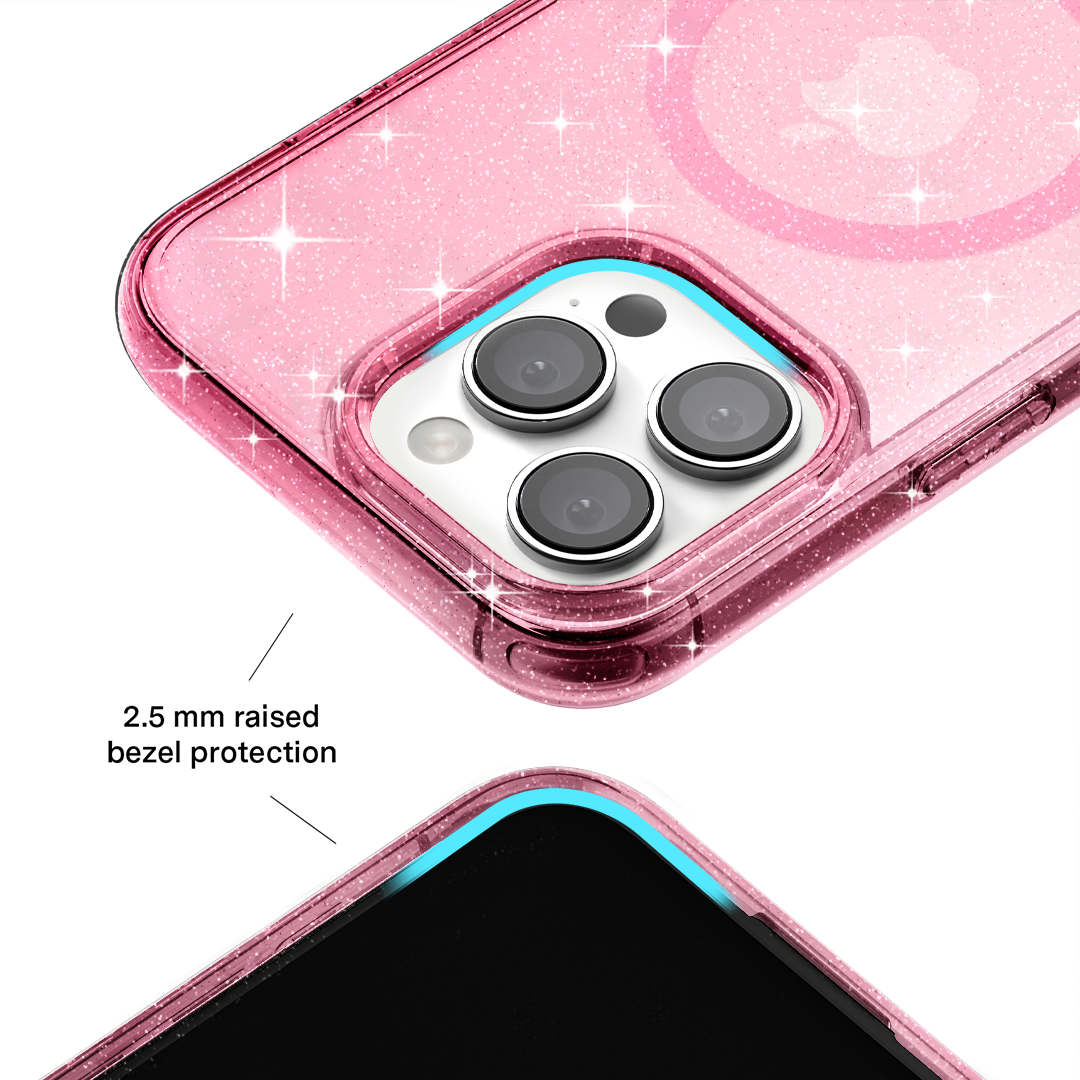 Pink Stardust Glitter iPhone Case