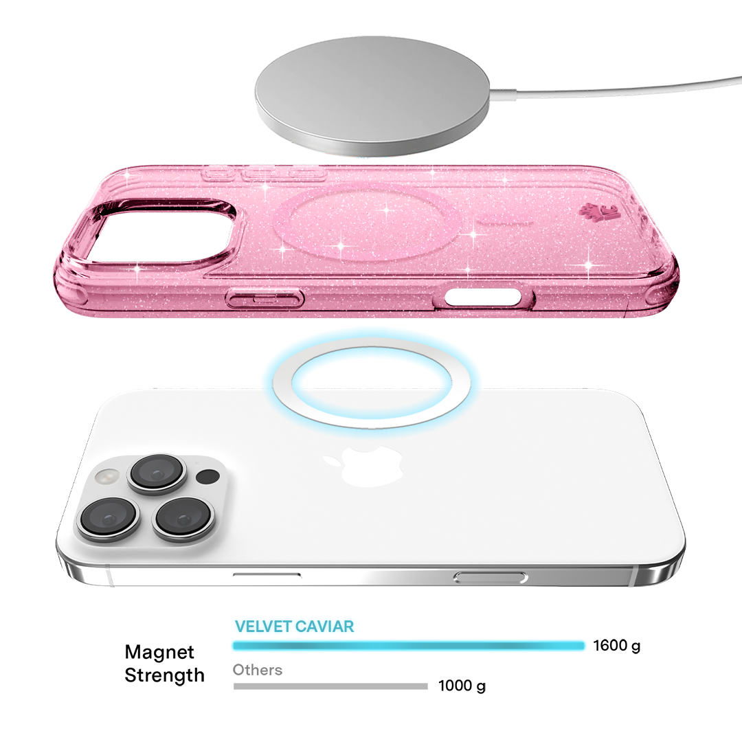 Pink Stardust Glitter iPhone Case