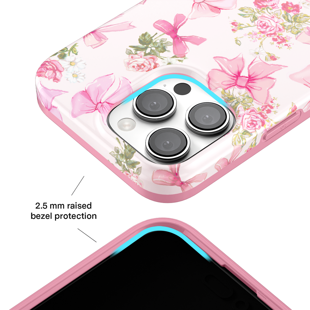 Posie Pink Bow iPhone Case