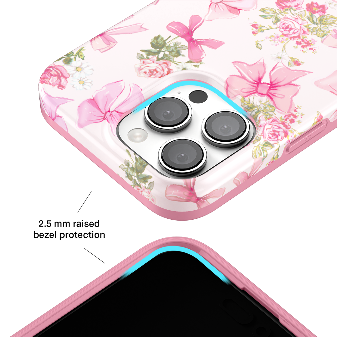 Posie Pink Bow iPhone Case