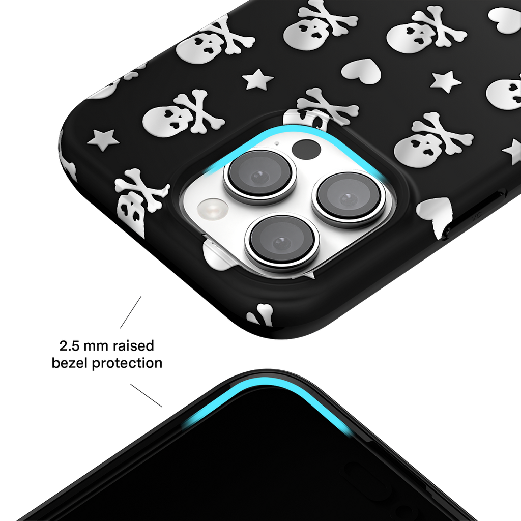 Chrome Skulls iPhone Case