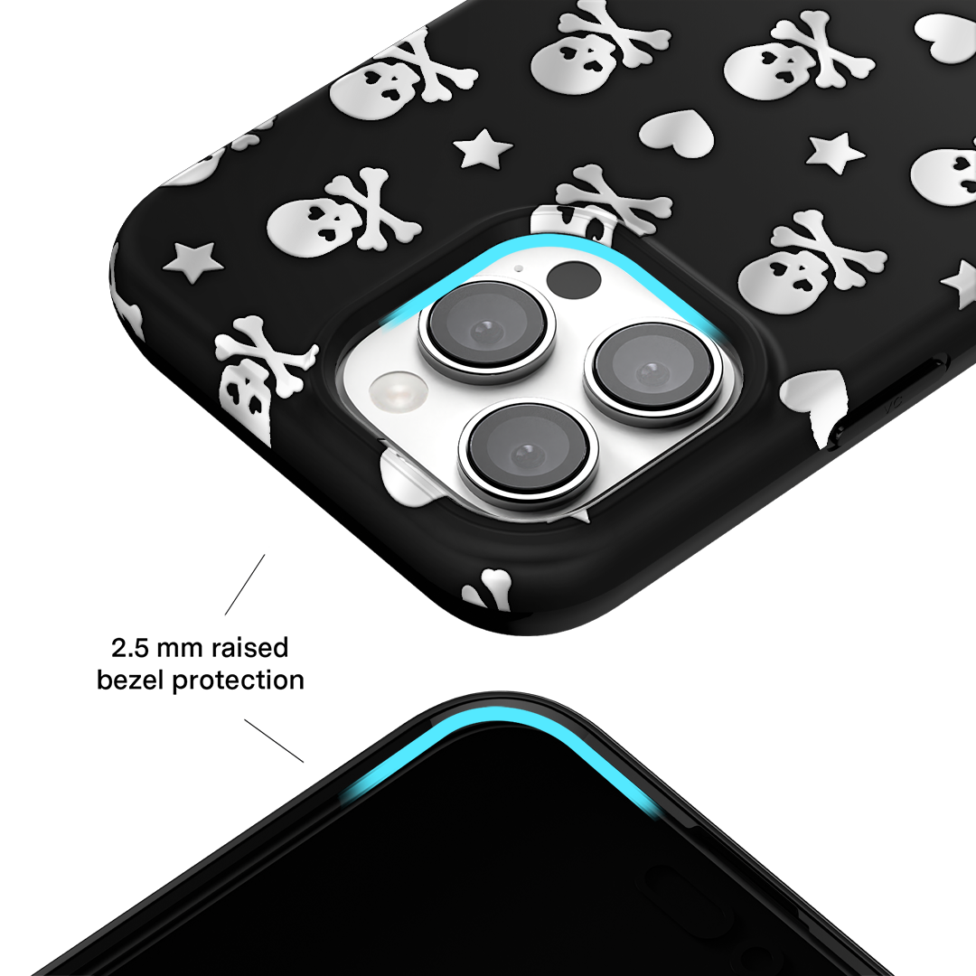 Chrome Skulls iPhone Case