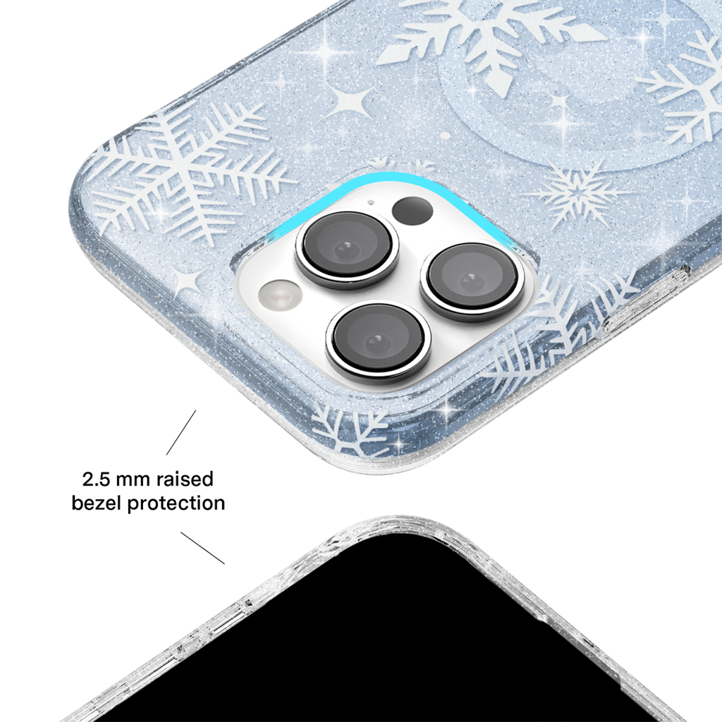 Snow Angel Glitter iPhone Case