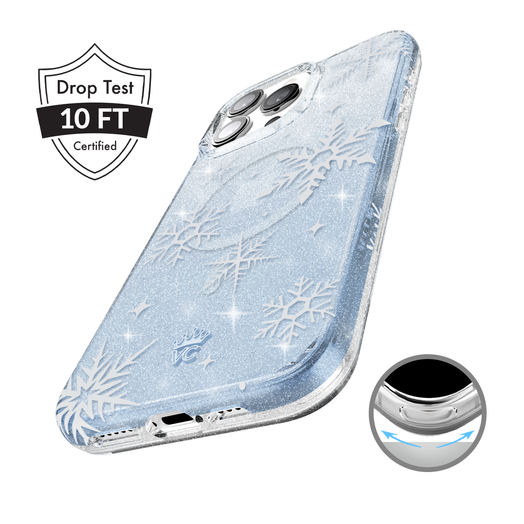 Snow Angel Glitter iPhone Case
