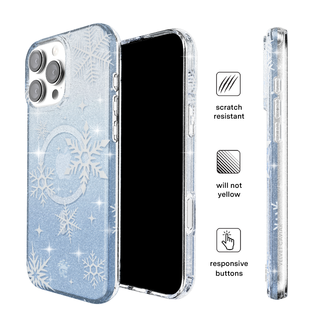 Snow Angel Glitter iPhone Case