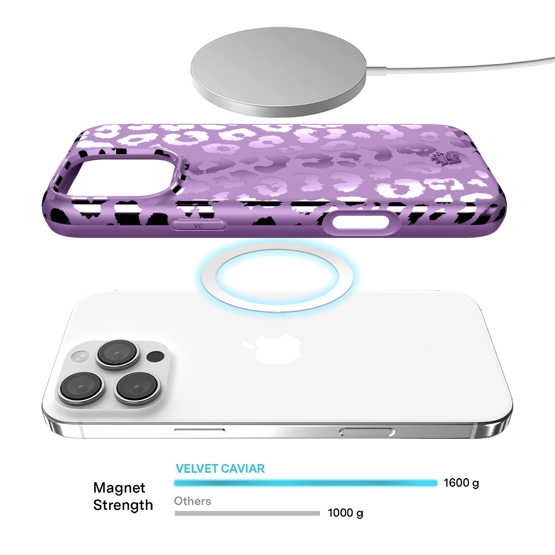 Amethyst Leopard iPhone Case