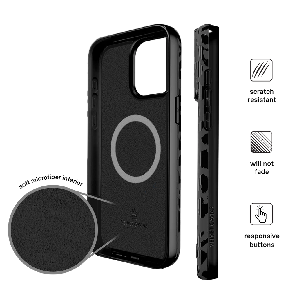 Black Leopard iPhone Case