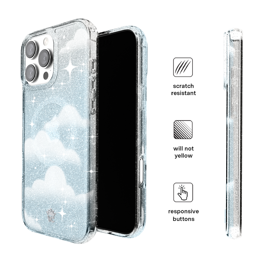 In the Clouds Stardust iPhone Case