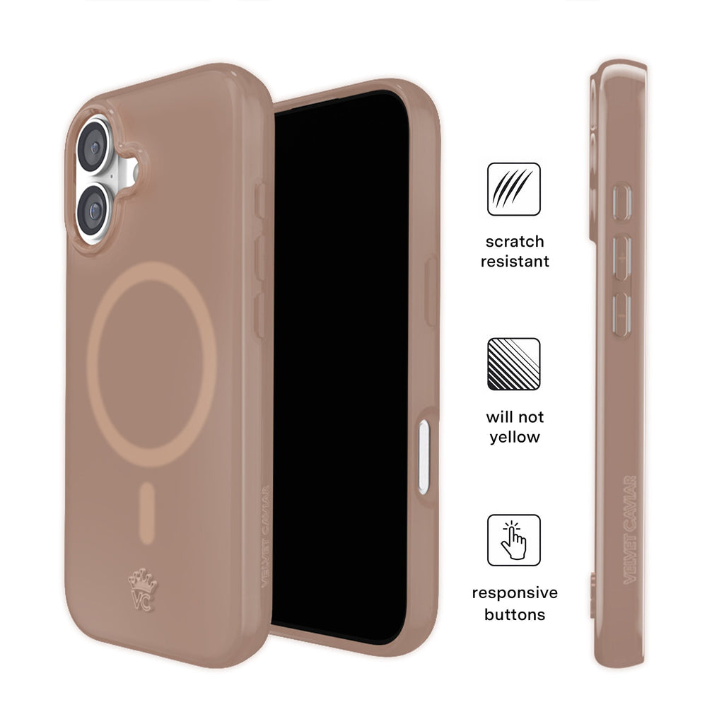Cashmere Taupe Jelly iPhone Case