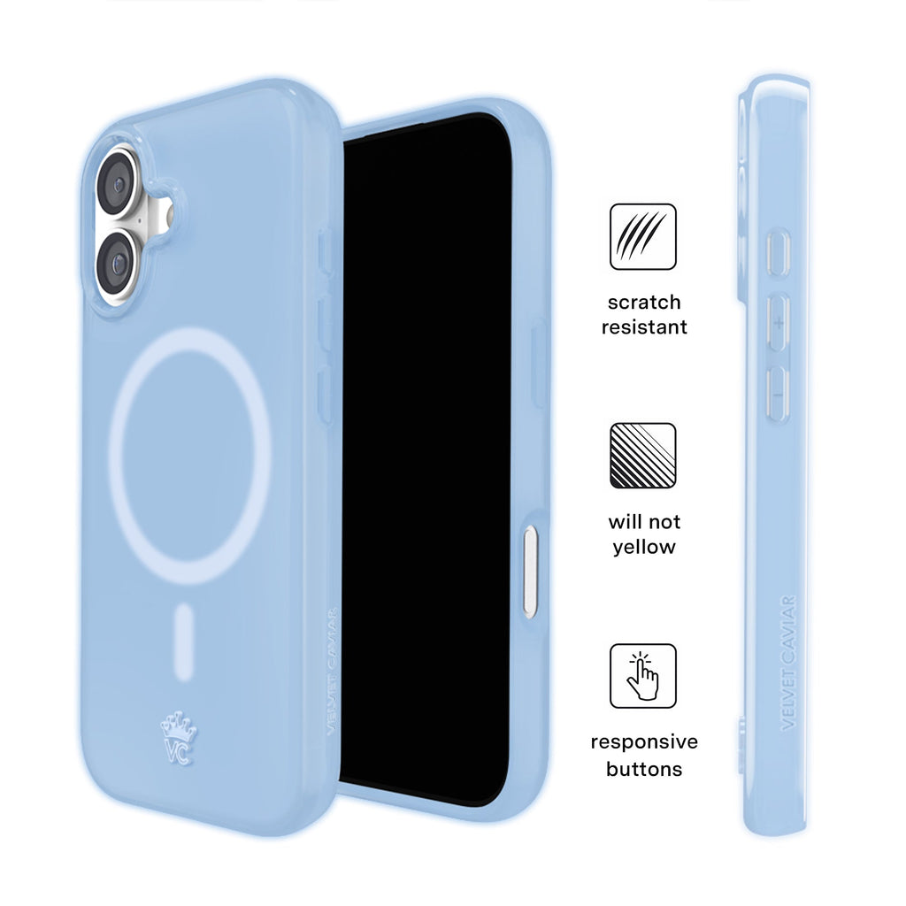 Glacier Blue Jelly iPhone Case