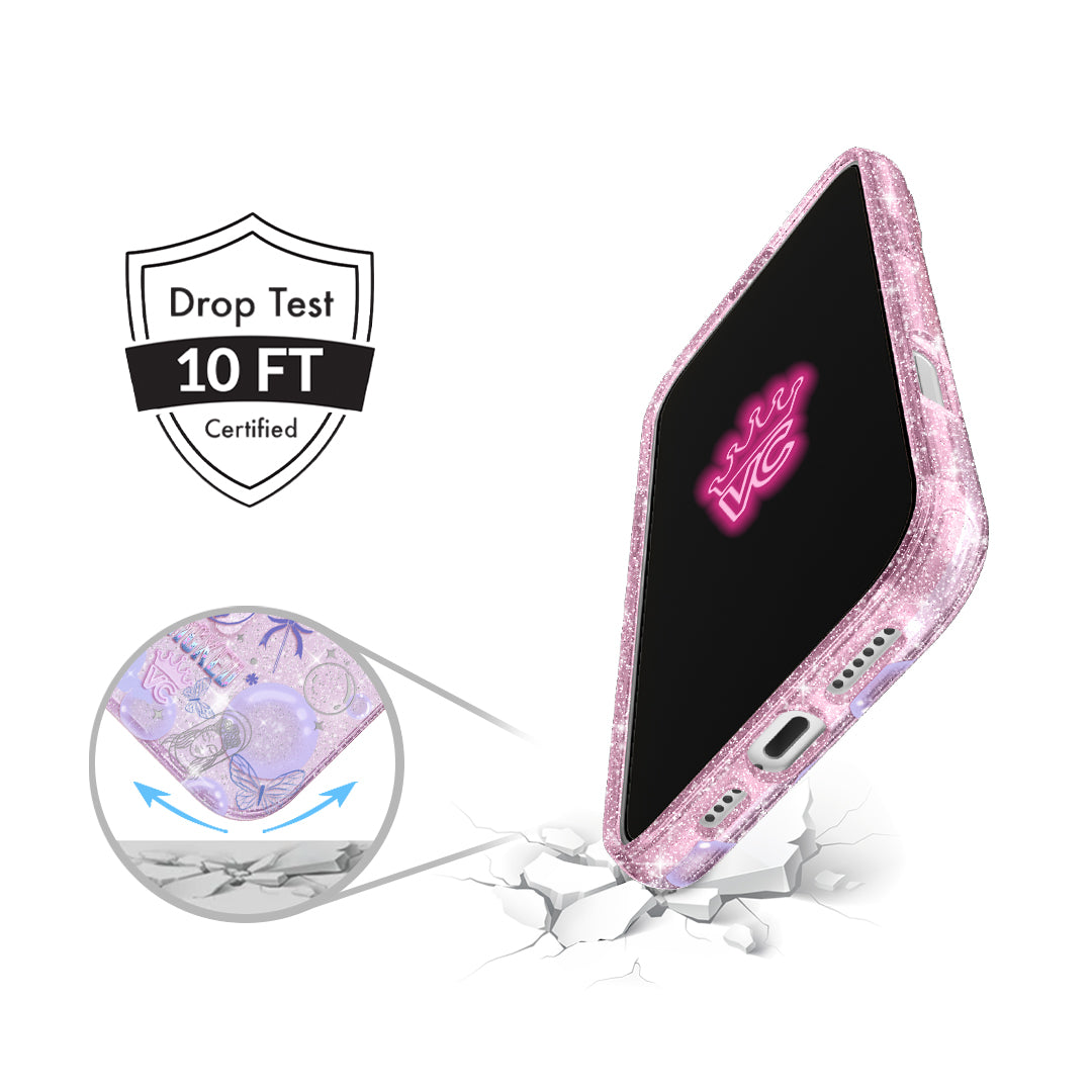 Wicked Glinda’s Bubble Glitter iPhone Case