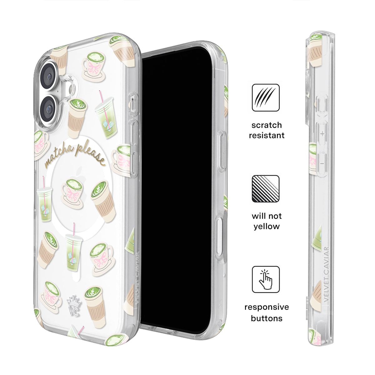Matcha Please iPhone Case
