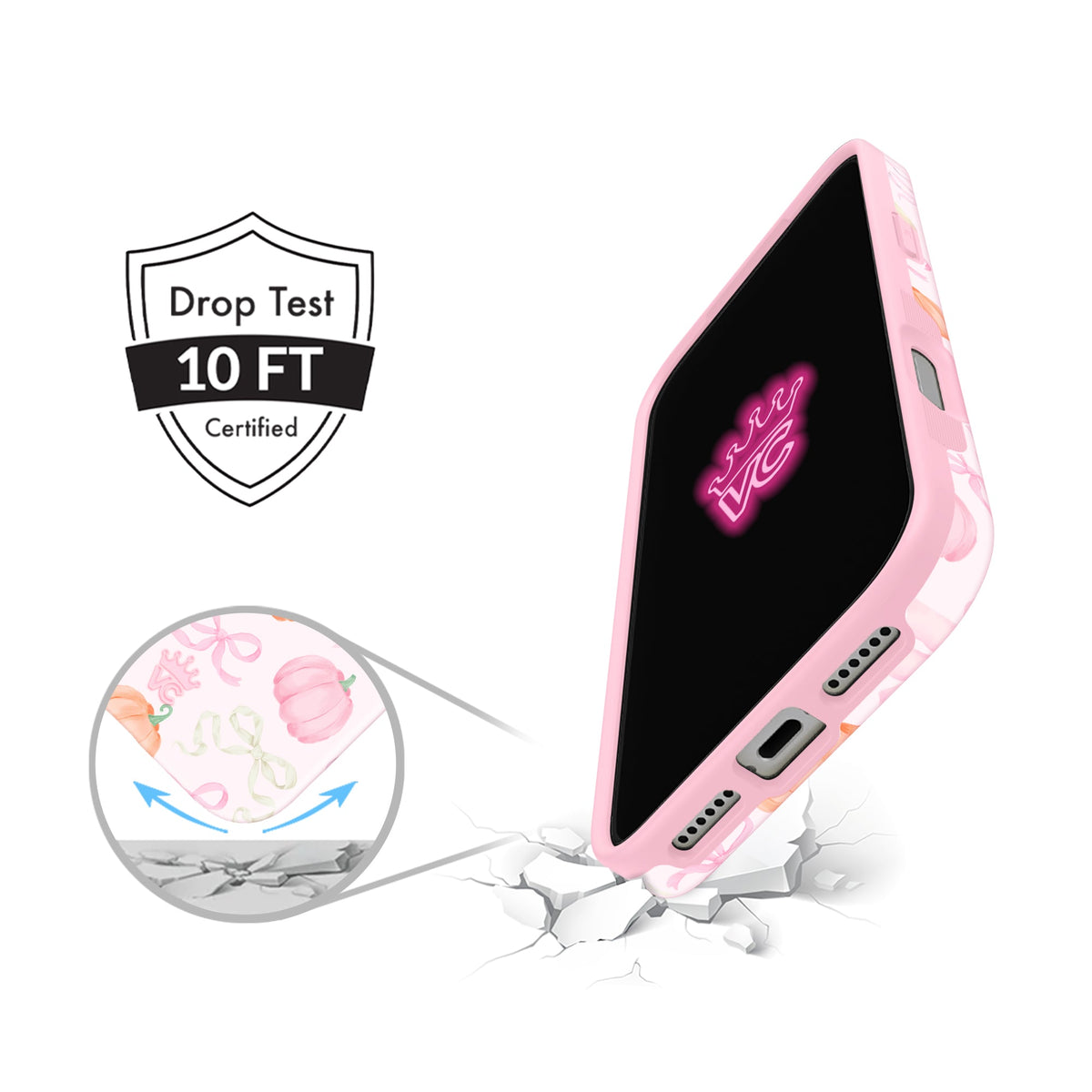 Pink Pumpkin Princess iPhone Case