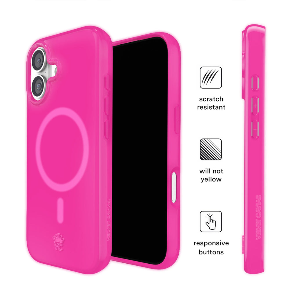 Pink Sapphire Jelly iPhone Case