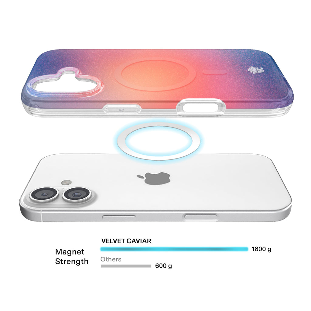 Sunset Glow Aura iPhone Case