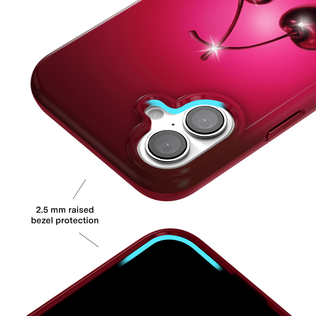 Black Cherry Crystal iPhone Case
