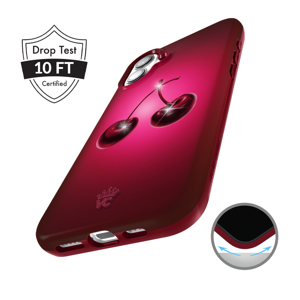 Black Cherry Crystal iPhone Case