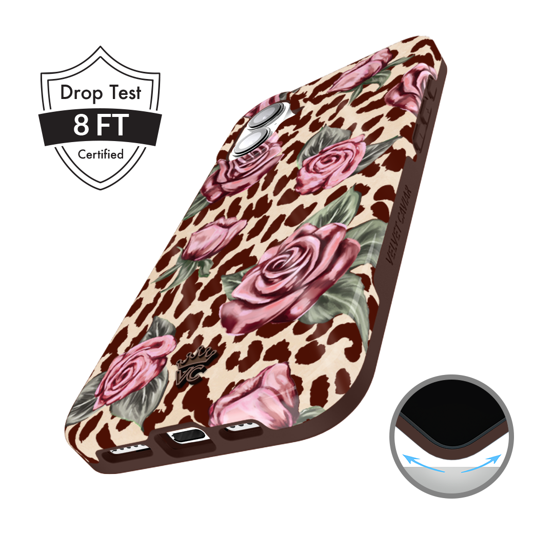 Rosy Leopard iPhone Case
