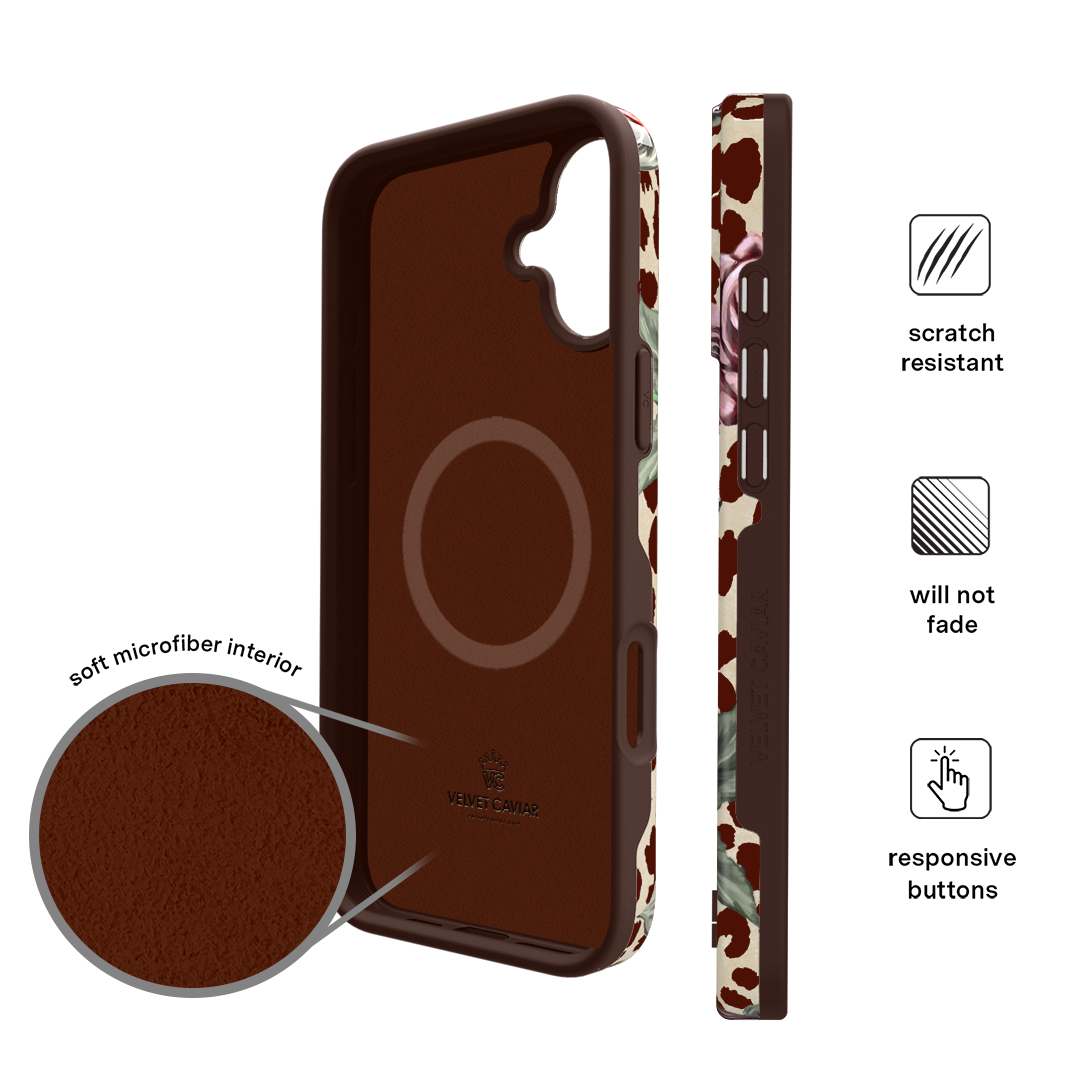 Rosy Leopard iPhone Case