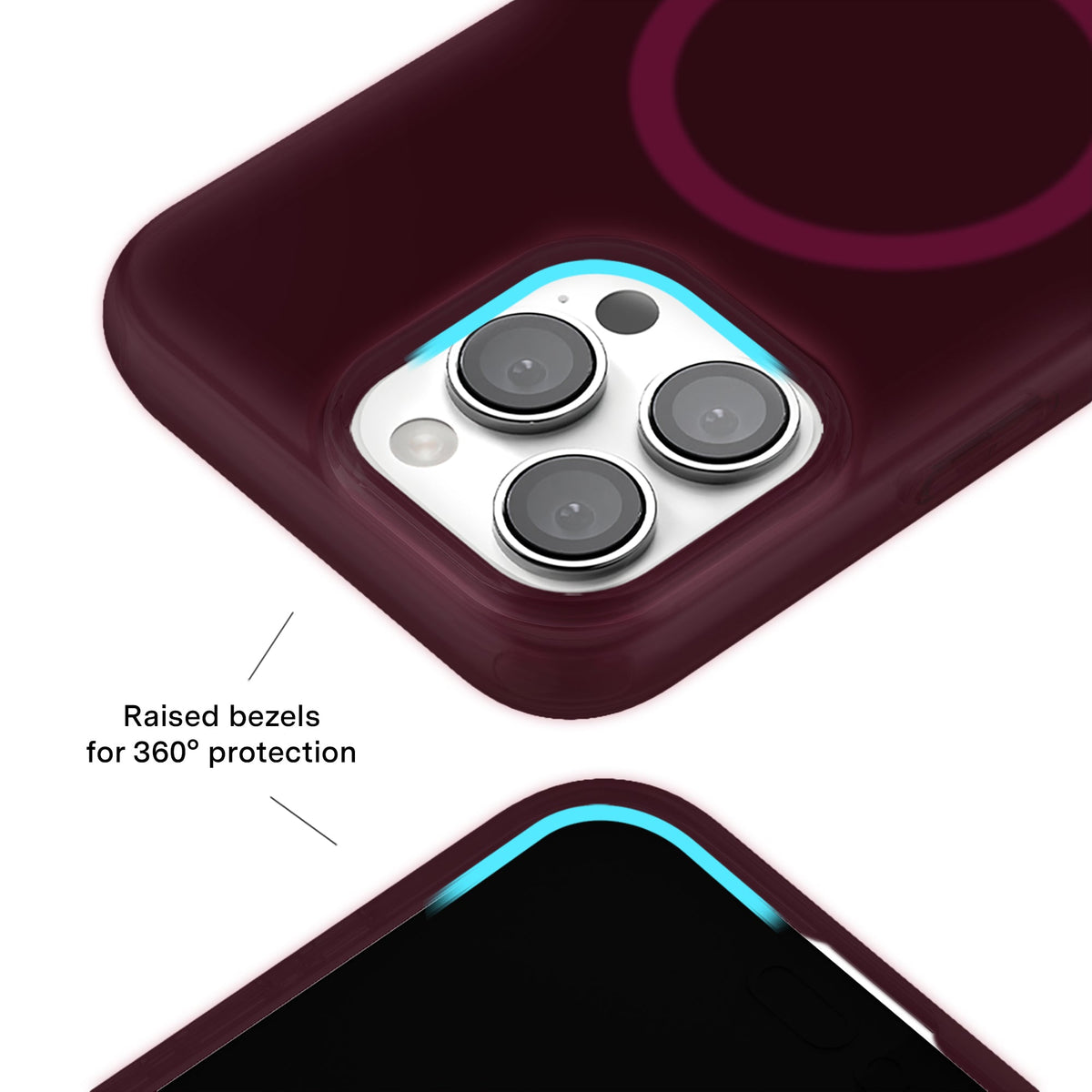 Burgundy 1990 Jelly iPhone Case