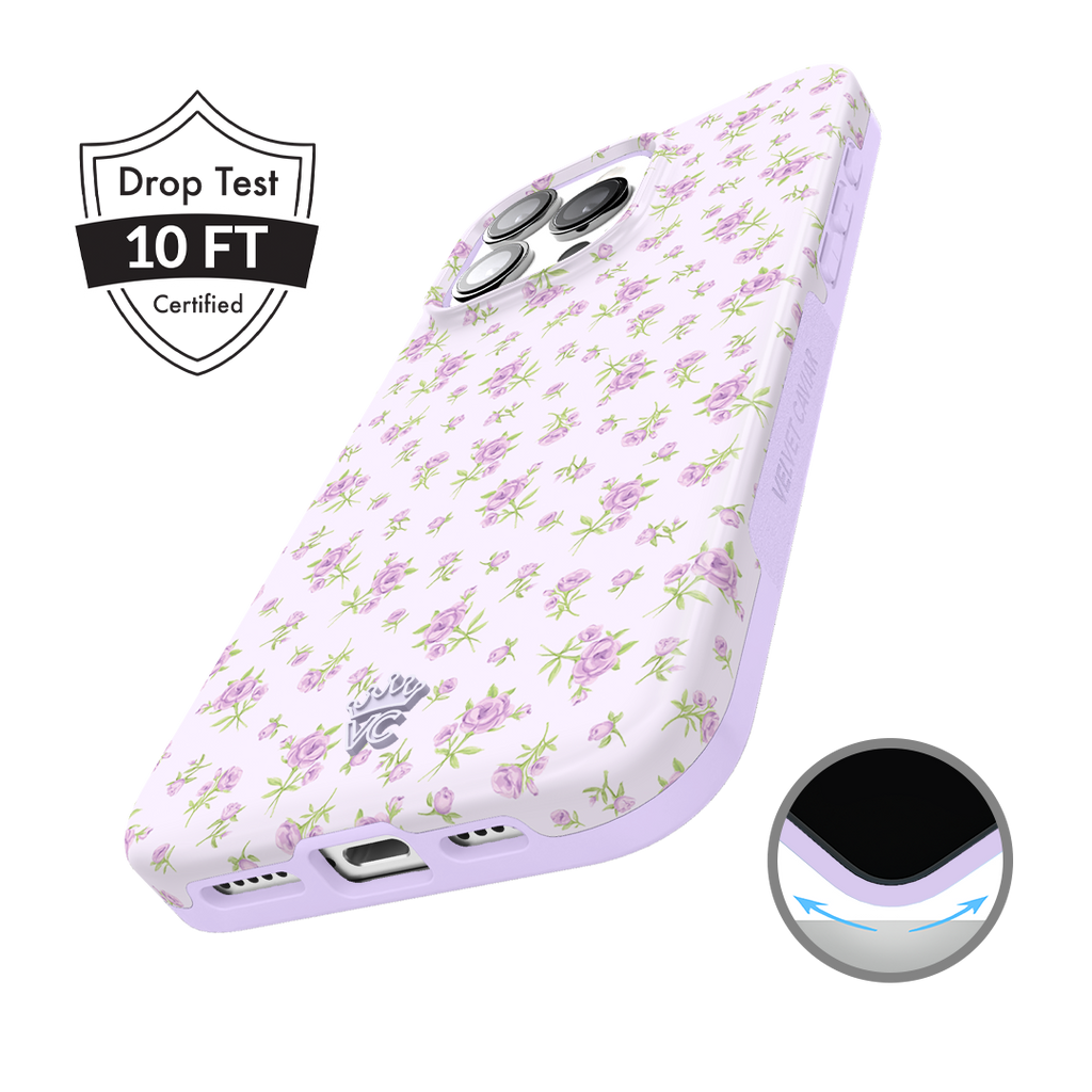 Dainty Lilac Floral iPhone Case