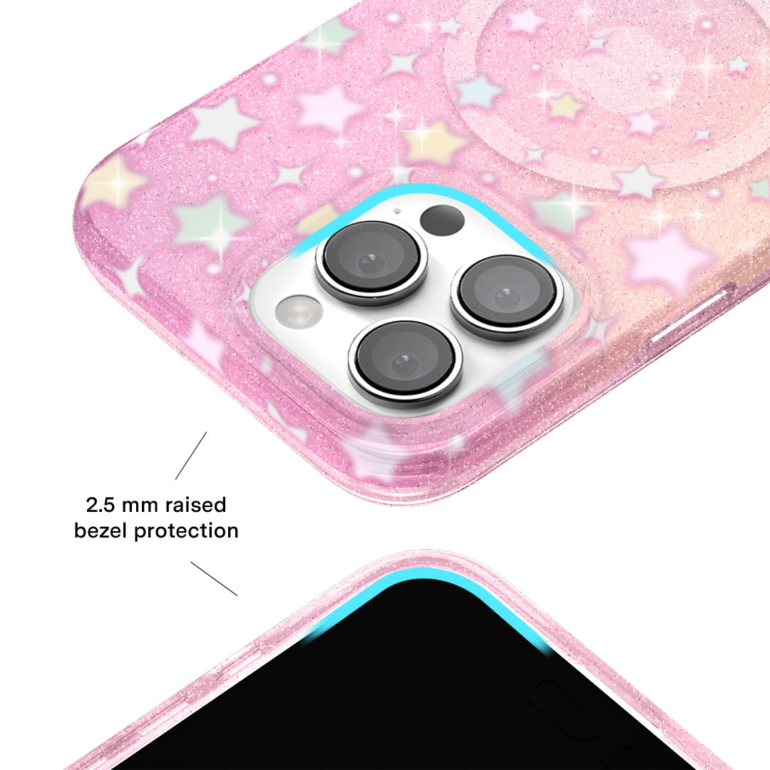 Falling Star Glitter iPhone Case