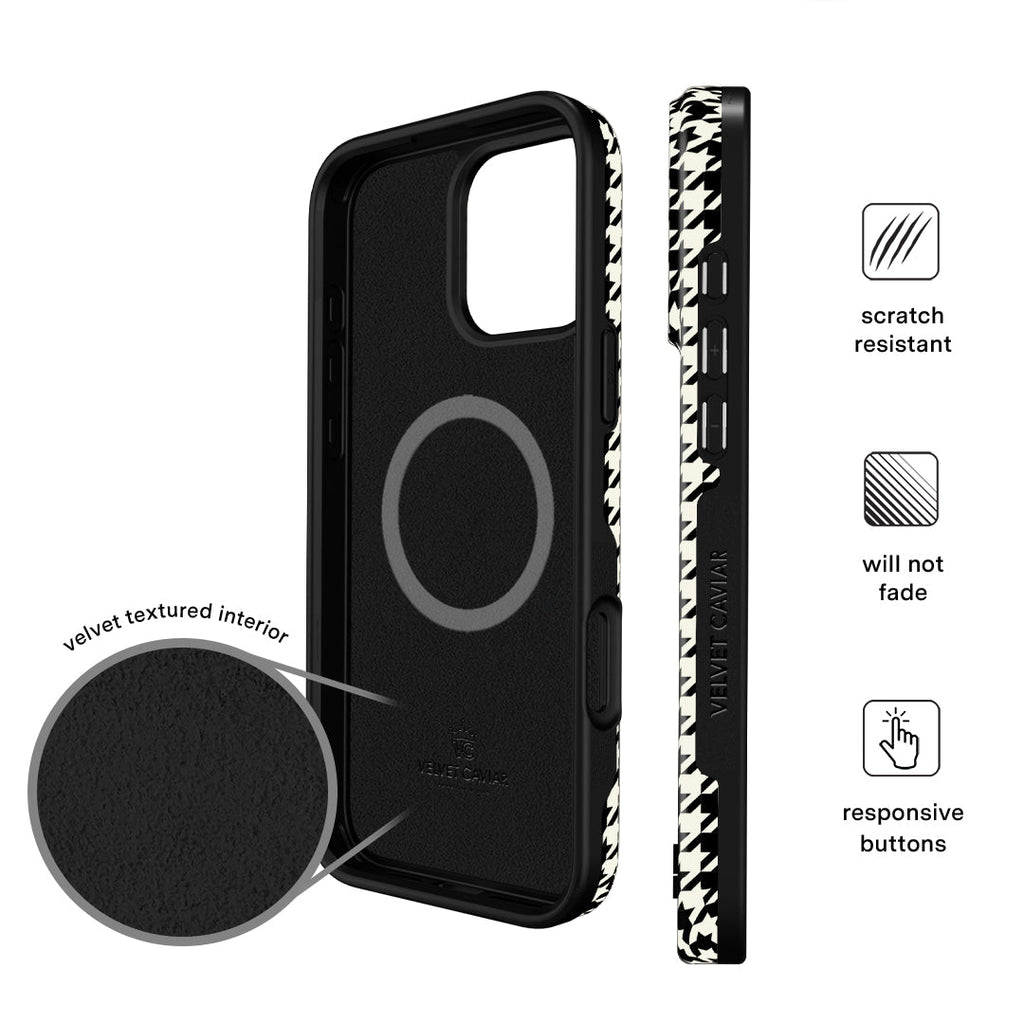 Houndstooth iPhone Case