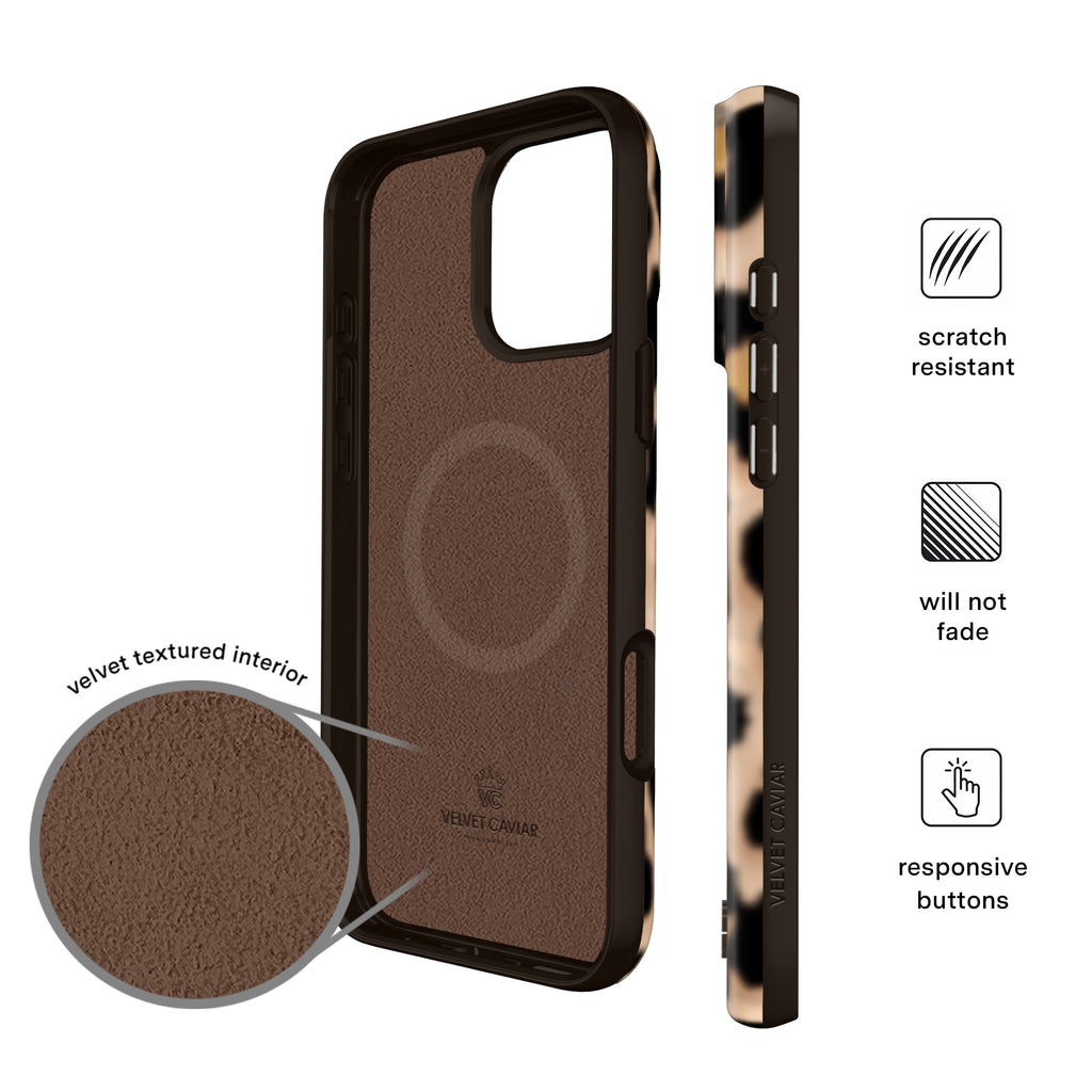 It Girl Blonde Leopard iPhone Case