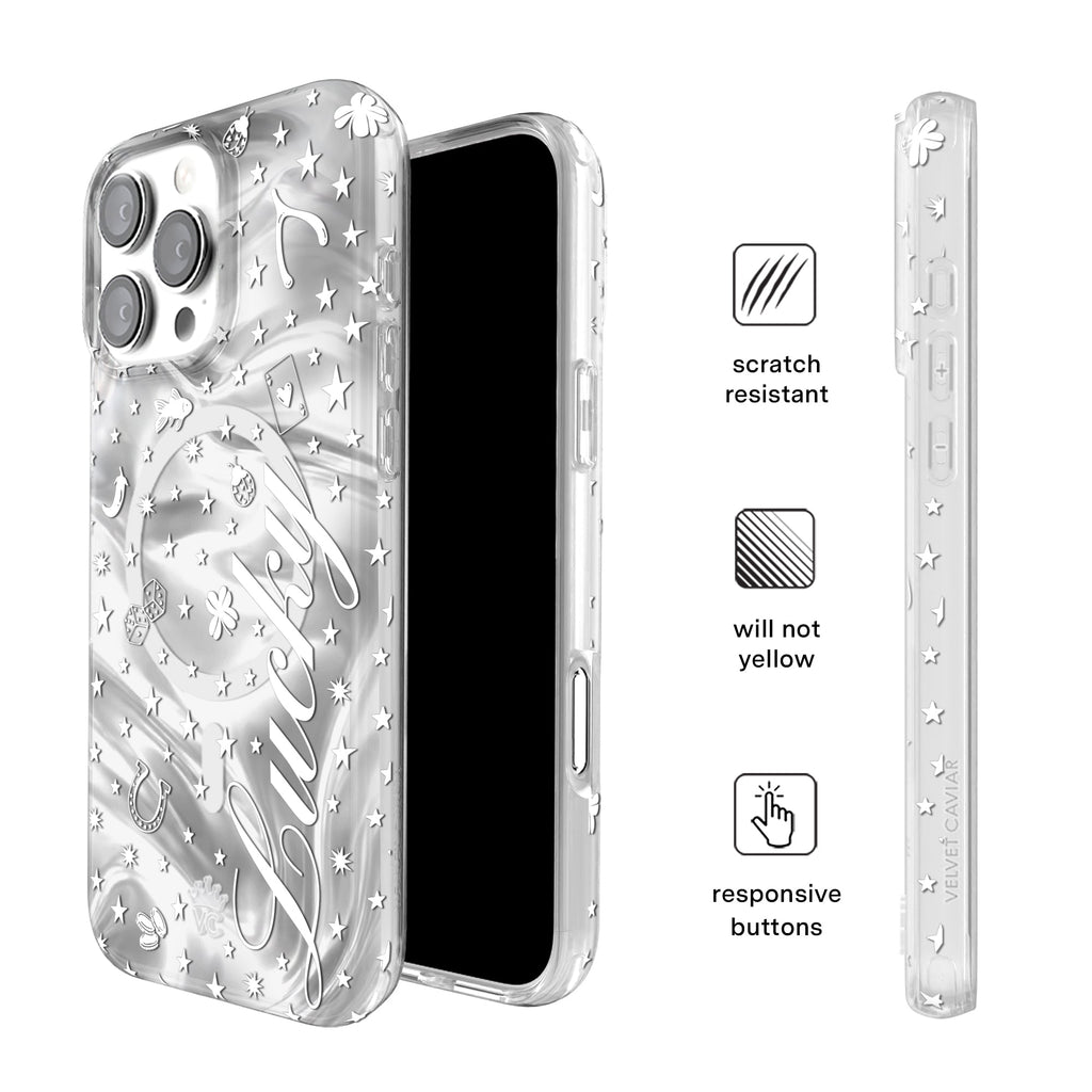 Lucky Girl Holo iPhone Case