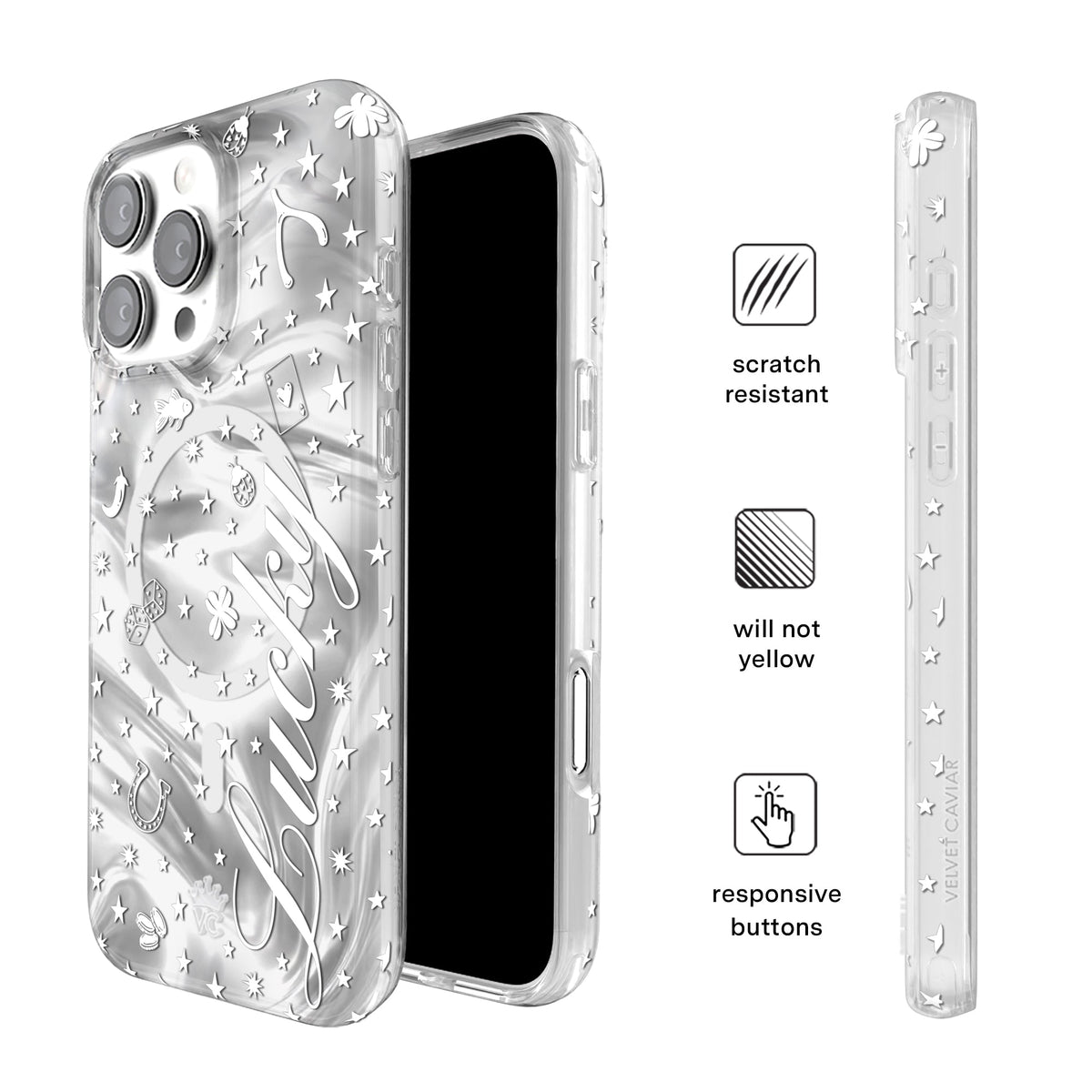 Lucky Girl Holo iPhone Case