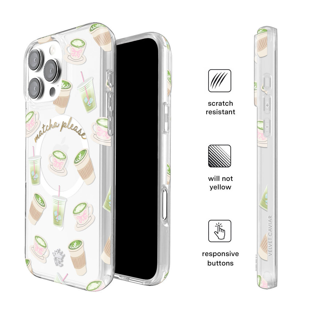 Matcha Please iPhone Case