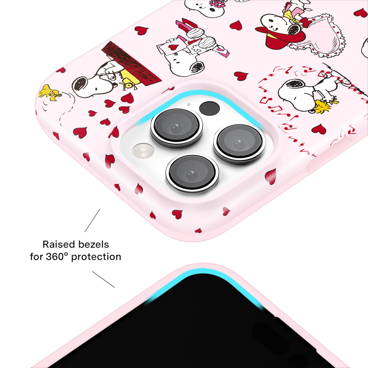 Snoopy Lovely Moods iPhone Case