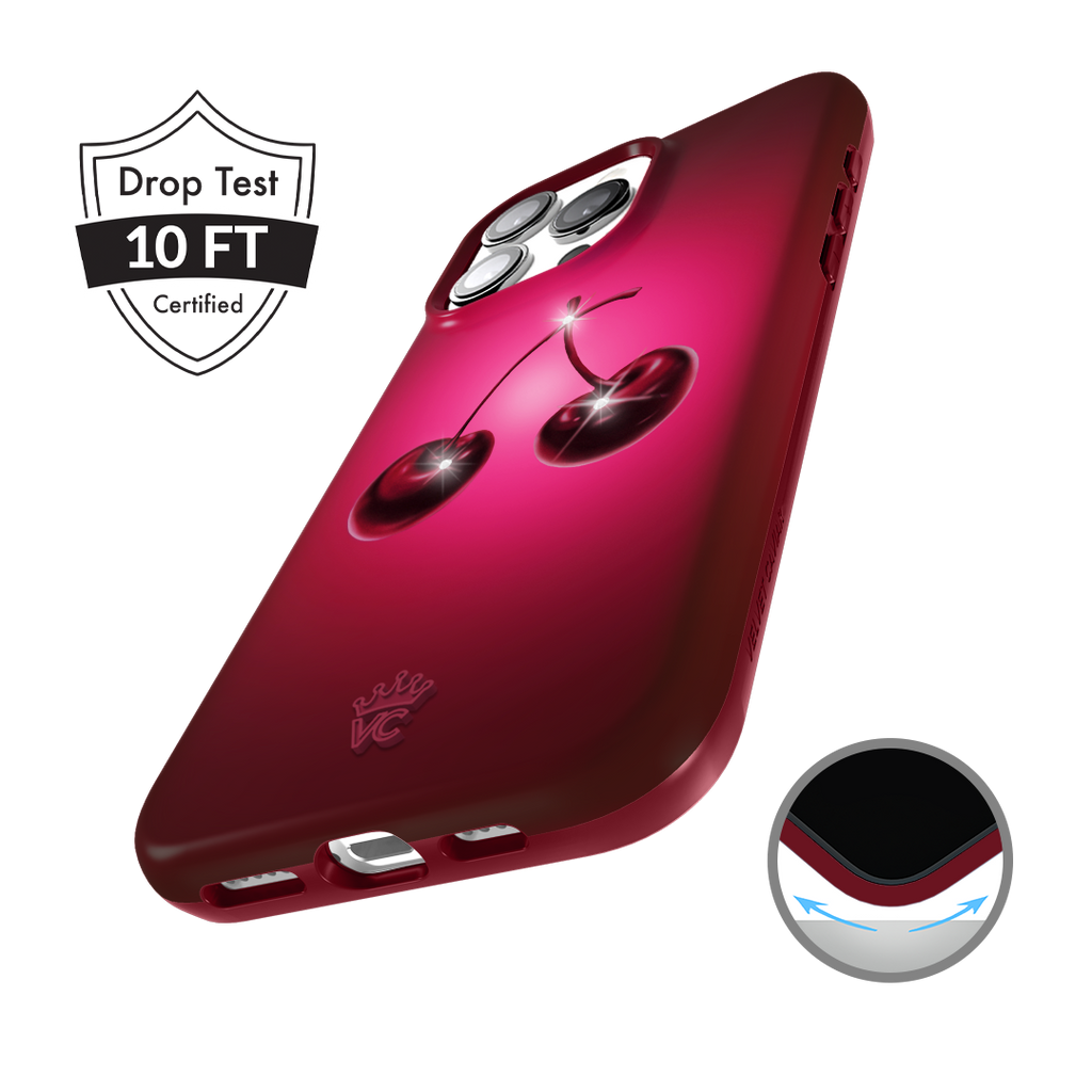 Black Cherry Crystal iPhone Case