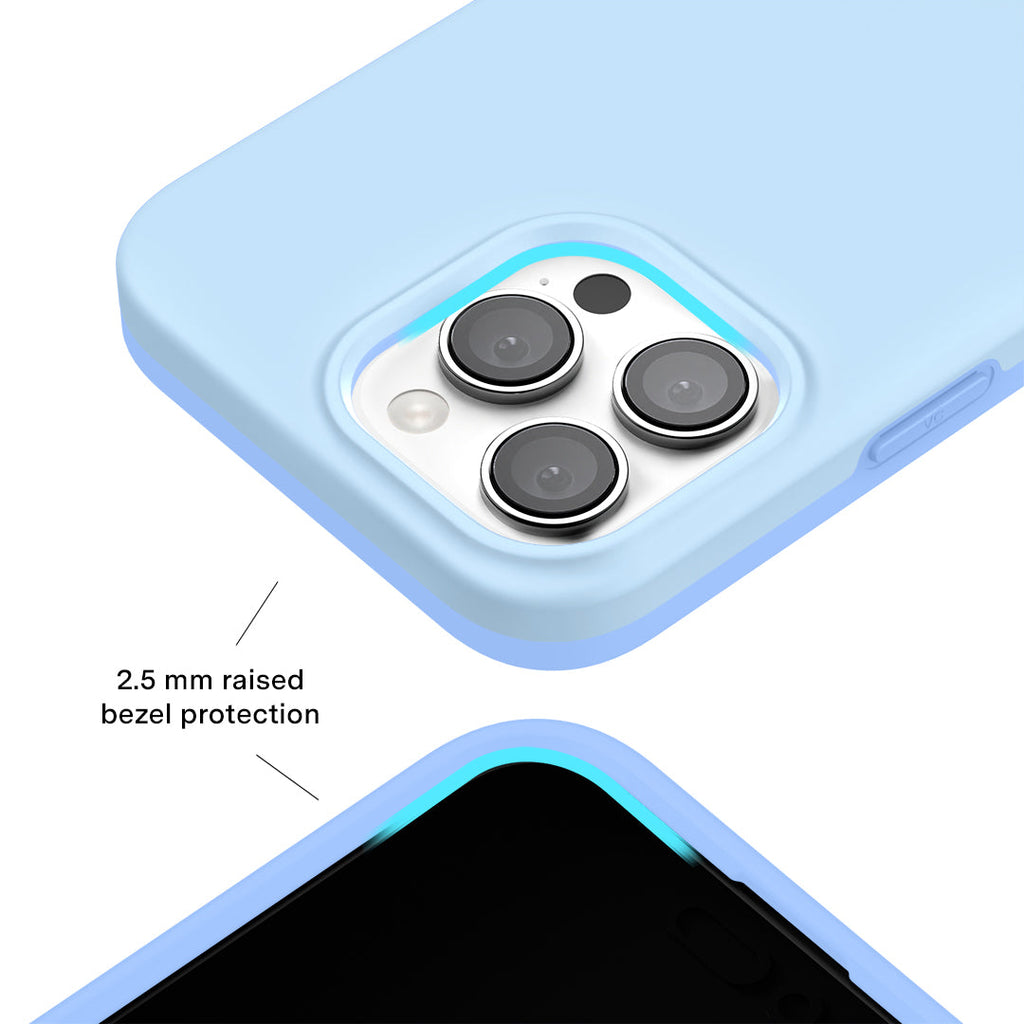 Cotton Candy Blue iPhone Case