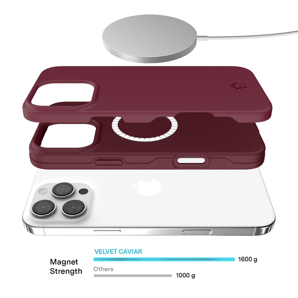 Burgundy 1990 iPhone Case