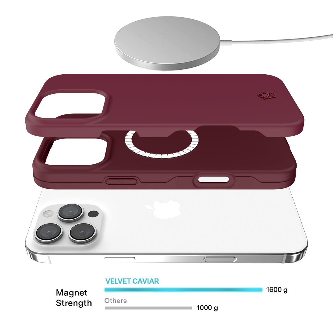 Burgundy 1990 iPhone Case