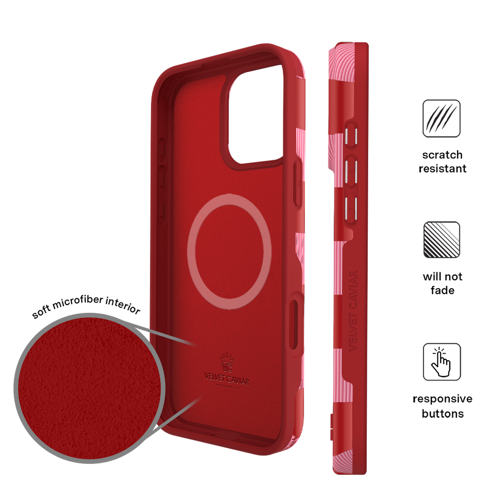 Rose Vibe Checkered iPhone Case