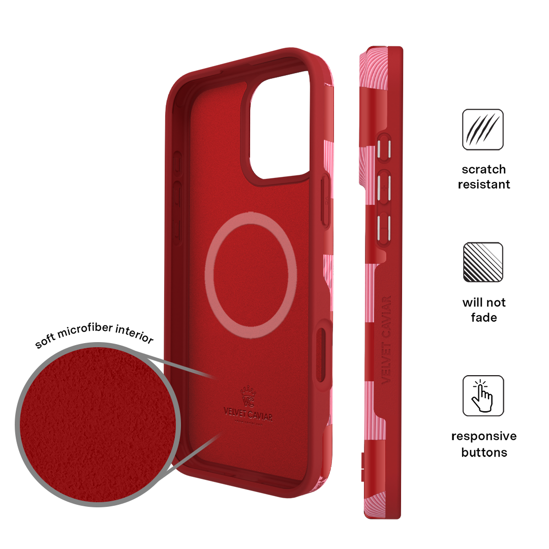 Rose Vibe Checkered iPhone Case