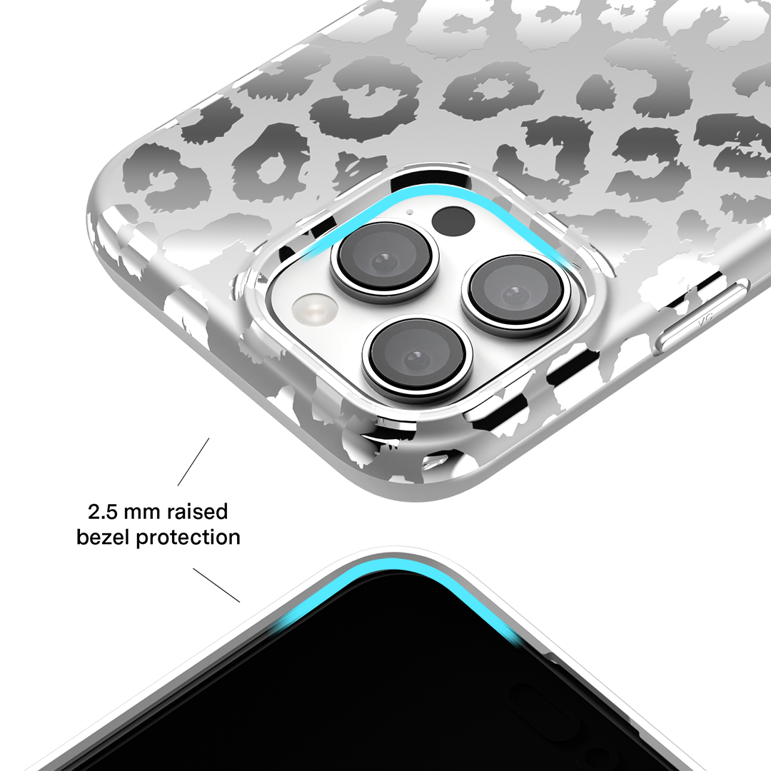 Chrome Leopard iPhone Case