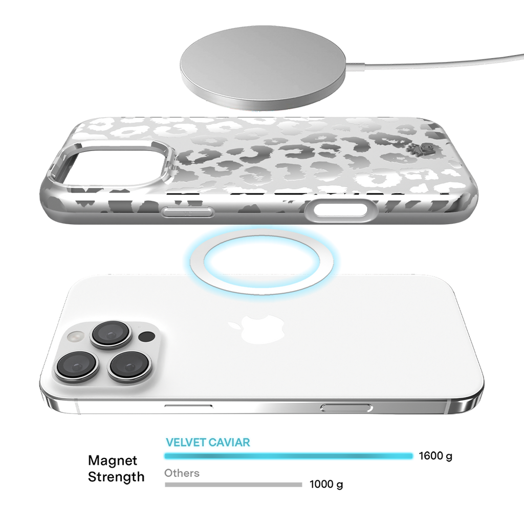 Chrome Leopard iPhone Case