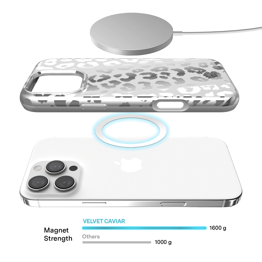 Chrome Leopard iPhone Case