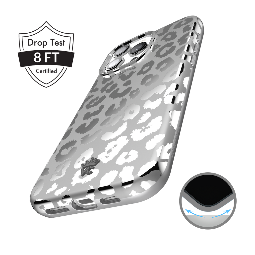 Chrome Leopard iPhone Case