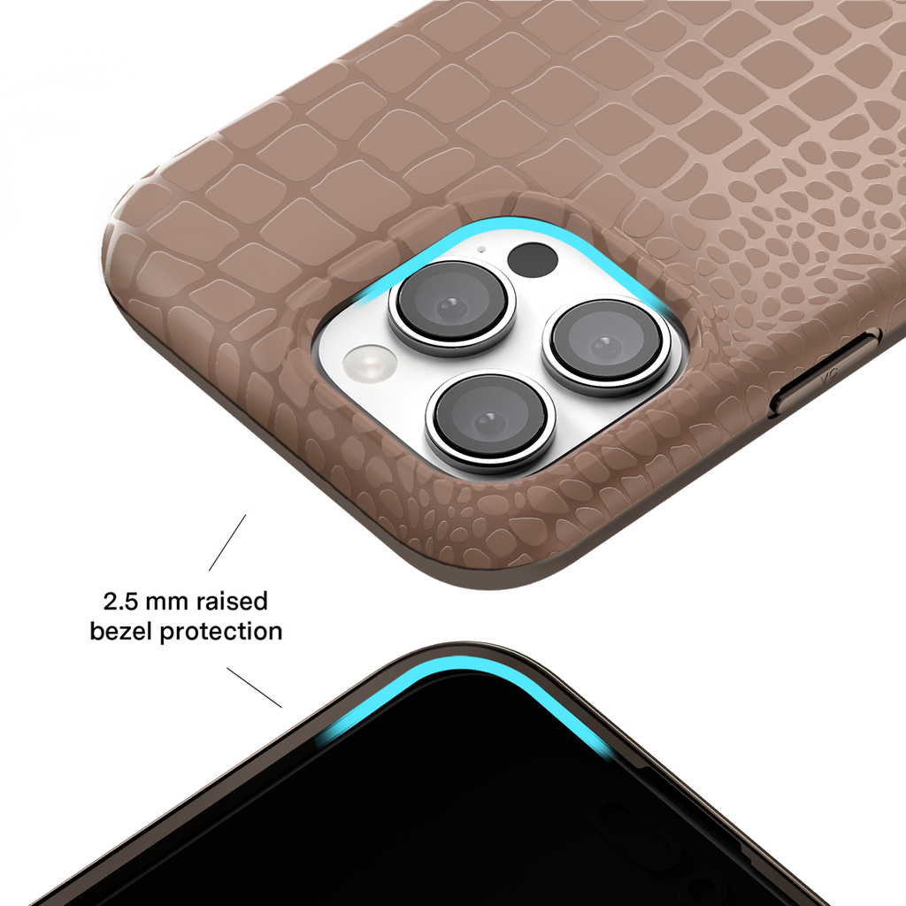 Khaki Croc iPhone Case