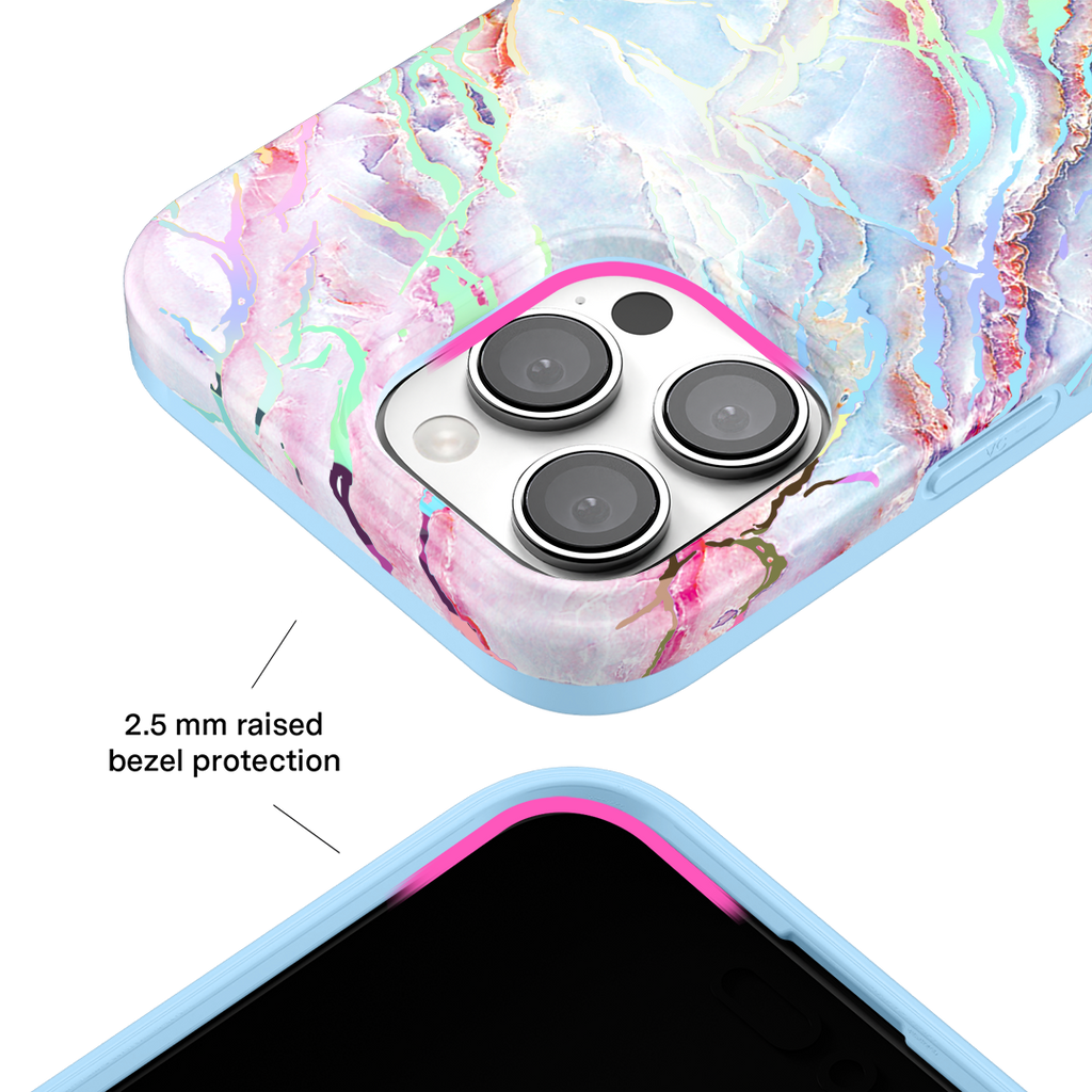 Holo Moonstone Marble iPhone Case