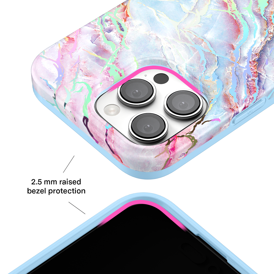 Holo Moonstone Marble iPhone Case