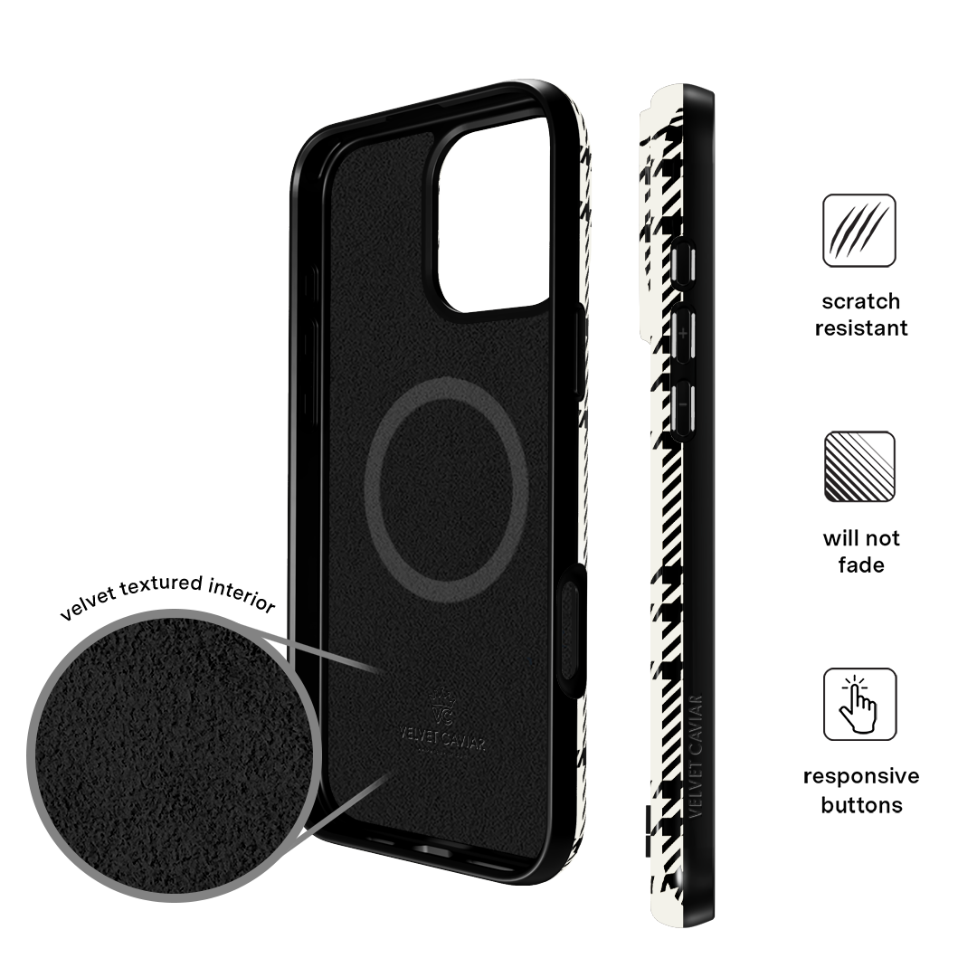 Houndstooth Sweater iPhone Case