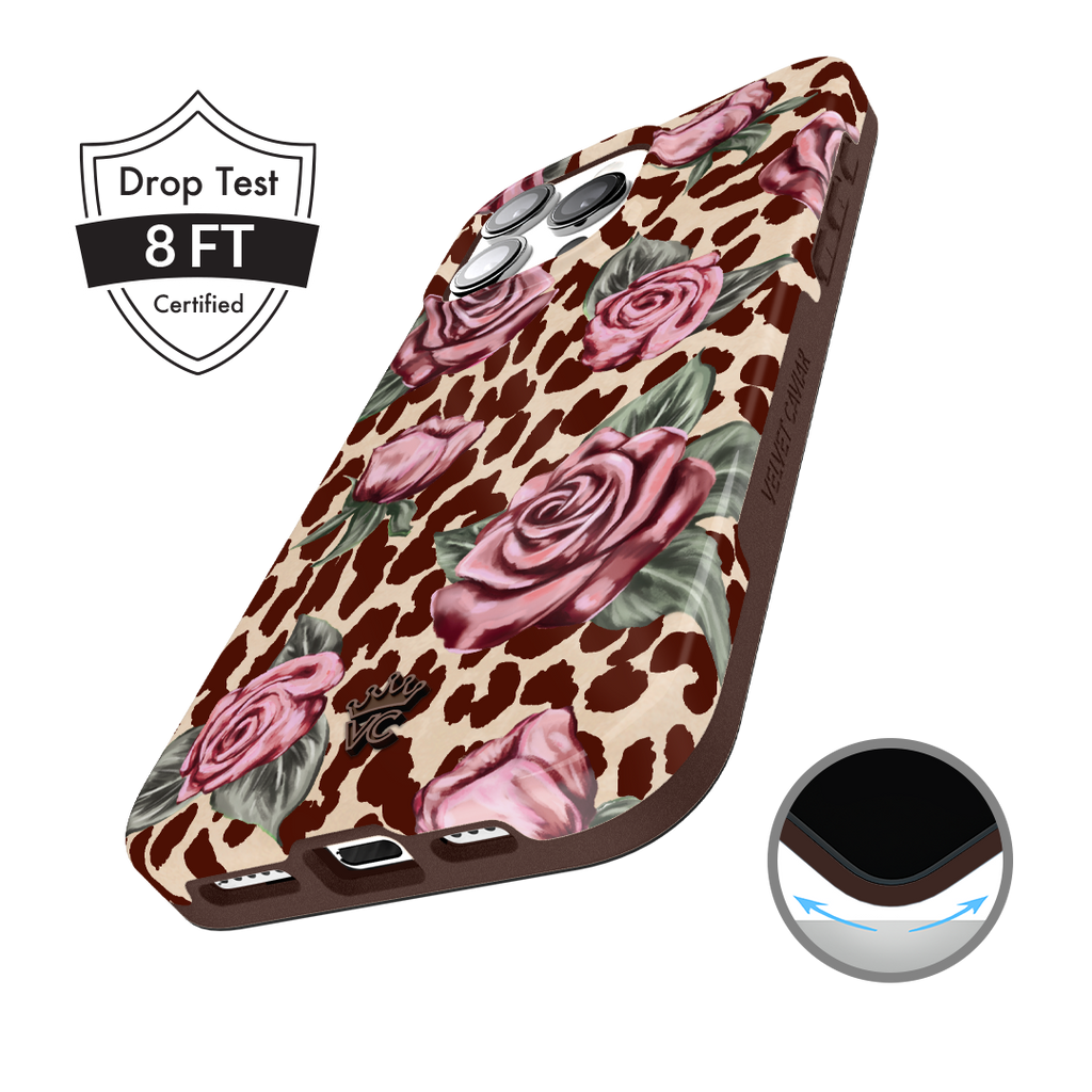 Rosy Leopard iPhone Case